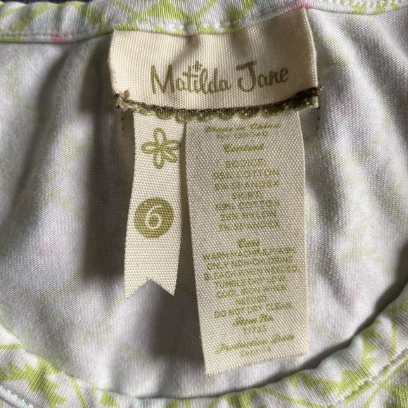 Floral Sleeveless Babydoll Girl’s Top - Picture 3 of 3